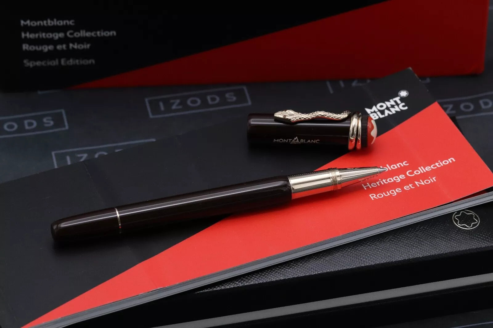 Montblanc Heritage Rouge et Noir Tropic Brown Special Edition Rollerball Pen image 1