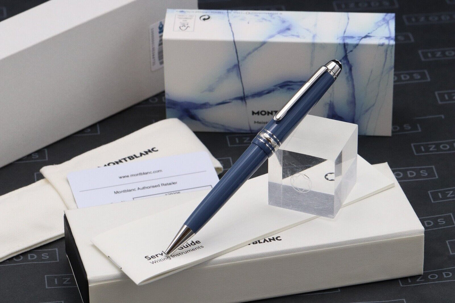 Montblanc Meisterstuck Midsize Glacier Ballpoint Pen image 0
