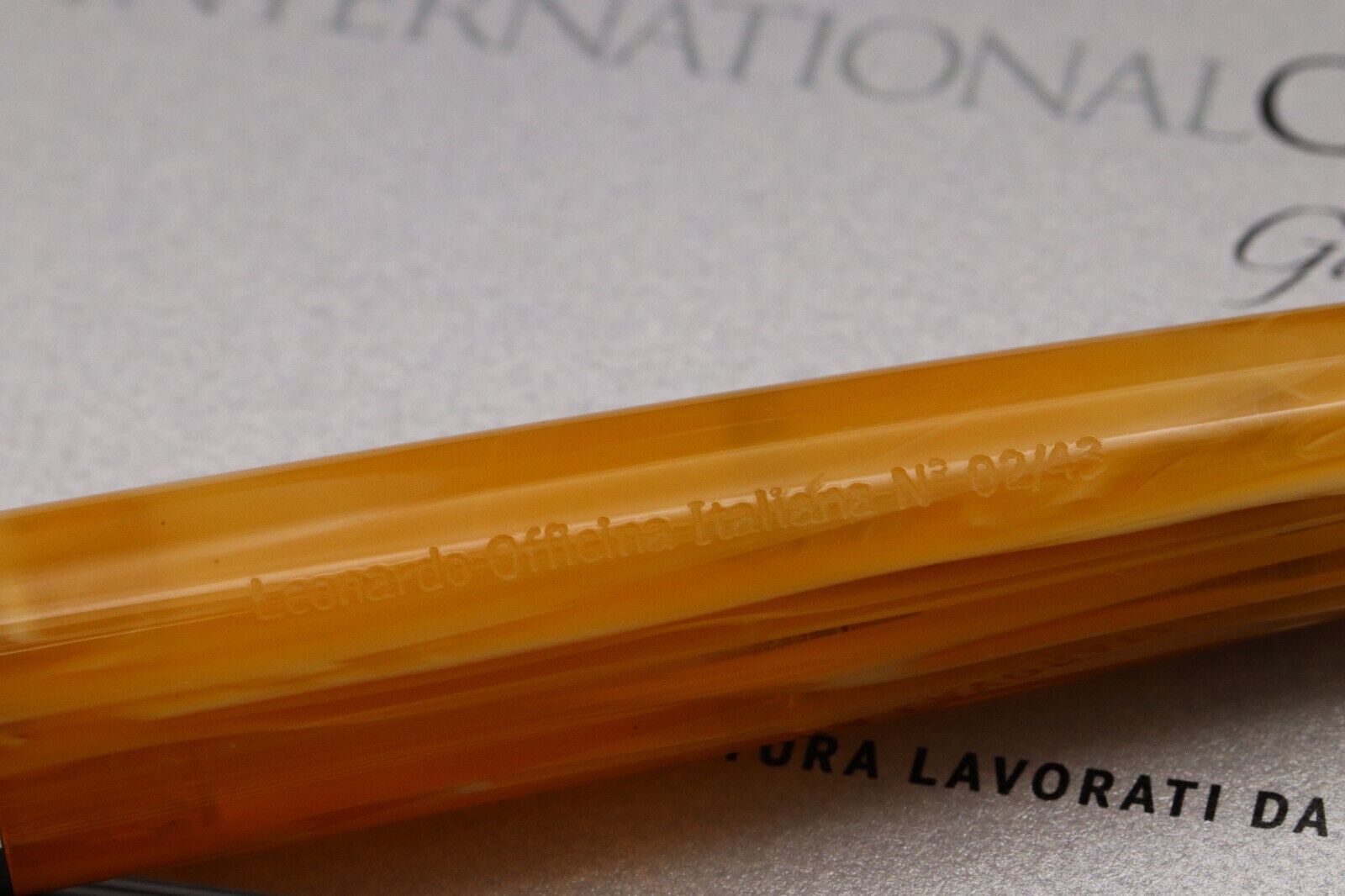 Leonardo Furore Grande Flame Limited Edition 43 Fountain Pen - UNUSED image 5