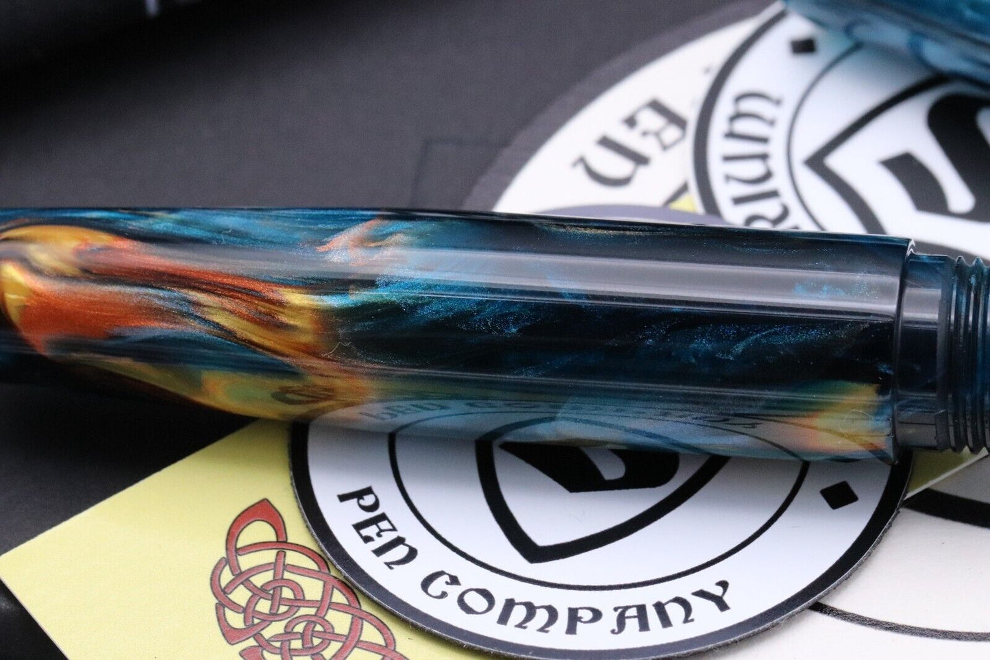 Scriptorium Idyll Dupras Twilight Cenote Fountain Pen - 1.5 Stub image 3