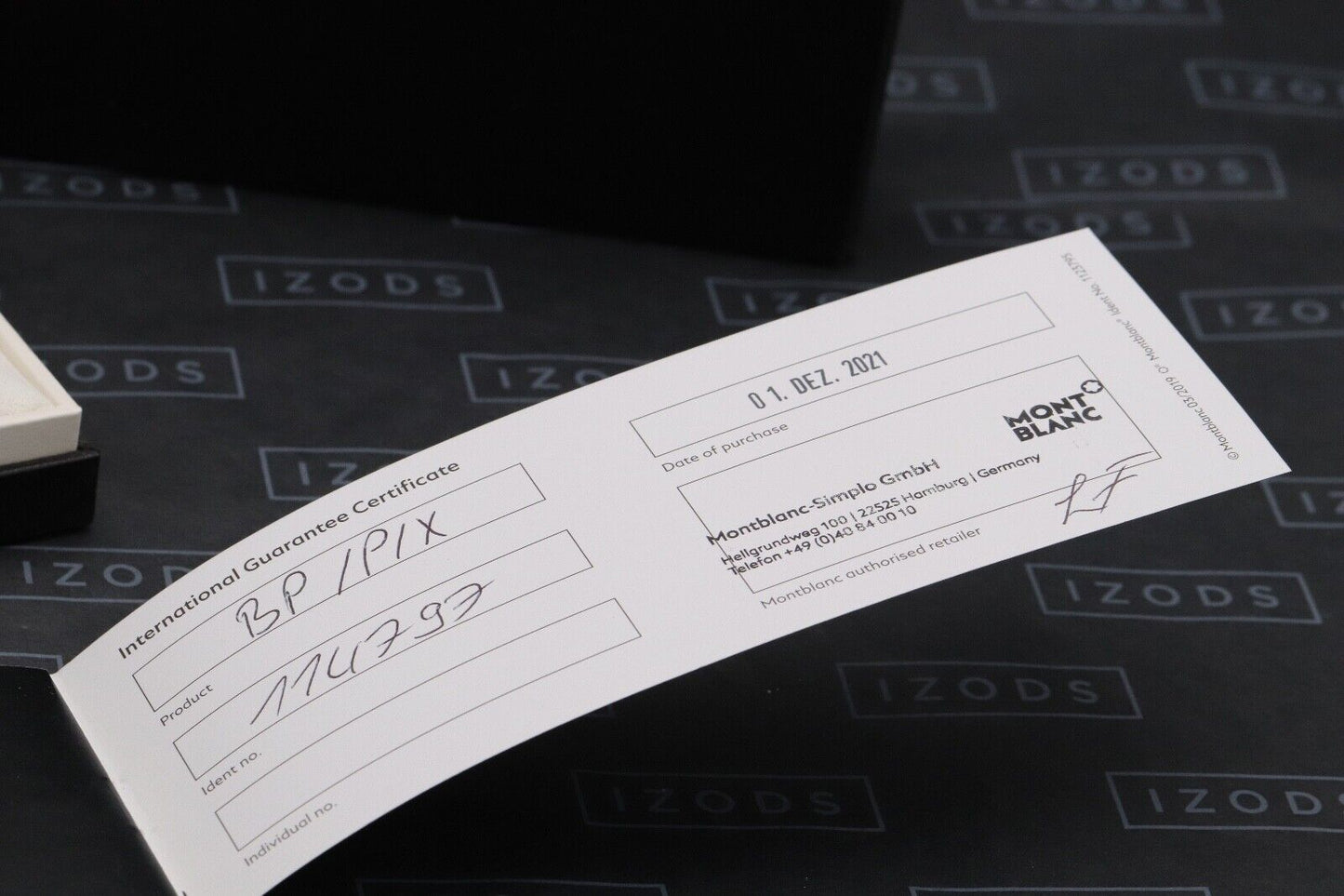 Montblanc PIX Black Ballpoint Pen - UNUSED image 5
