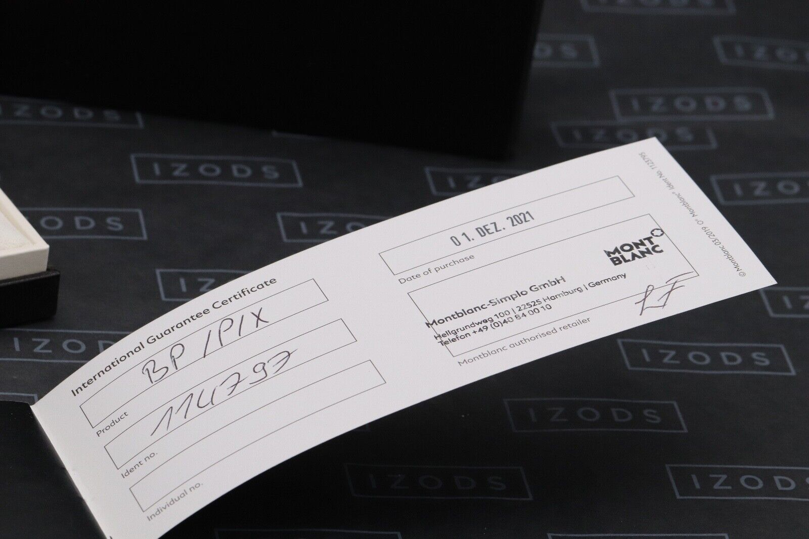 Montblanc PIX Black Ballpoint Pen - UNUSED image 5