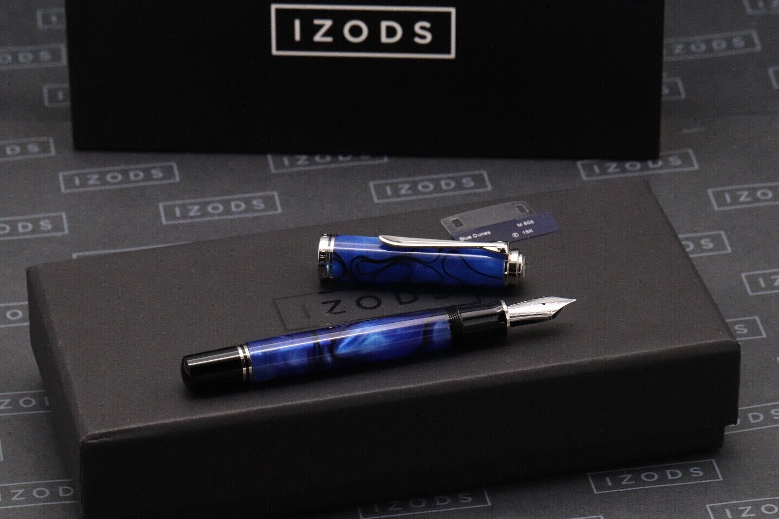 Pelikan Souveran M805 Blue Dunes Special Edition Fountain Pen - EF Nib image 0