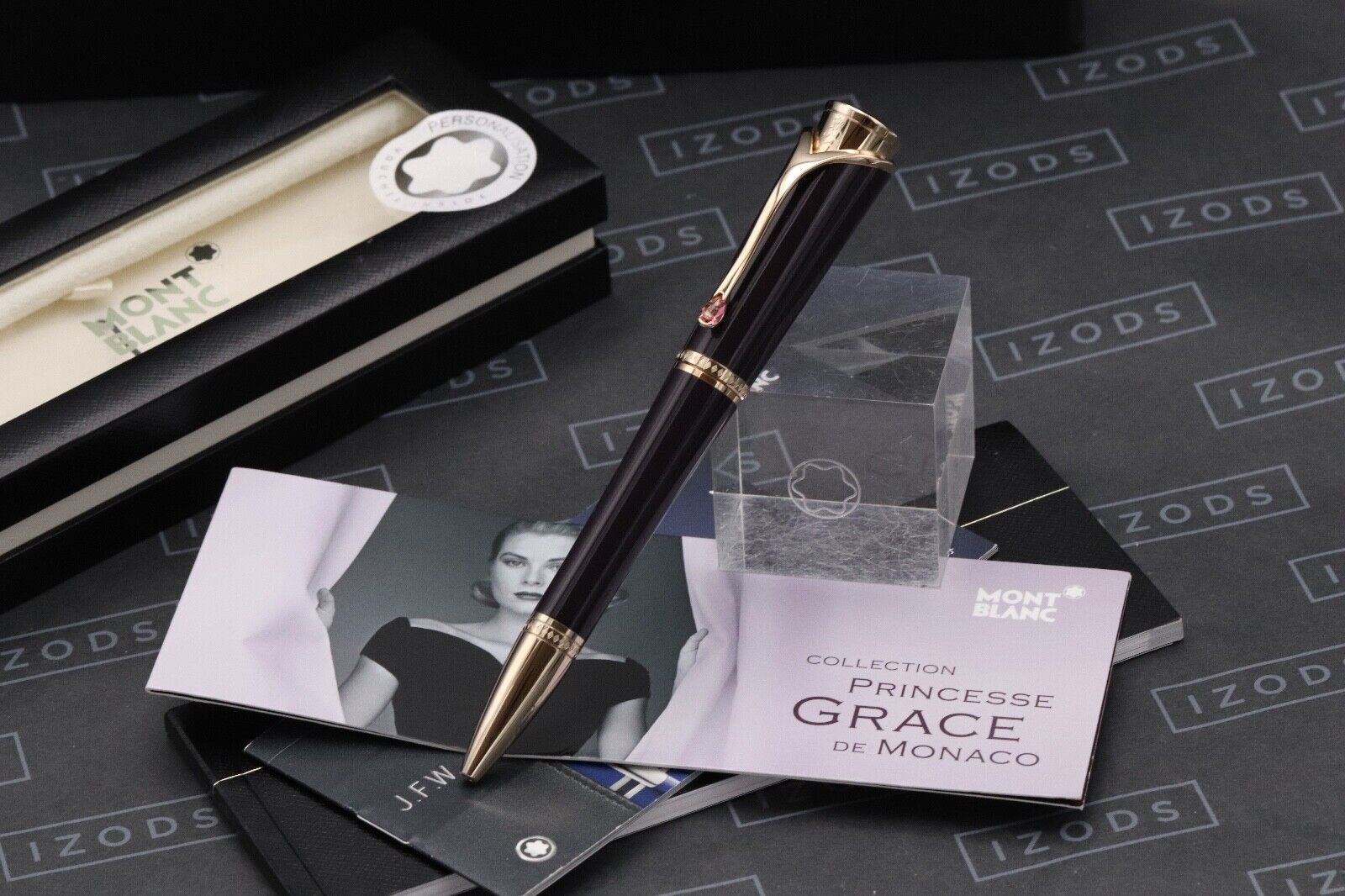 Montblanc Princesse Grace de Monaco Purple Ballpoint Pen image 1