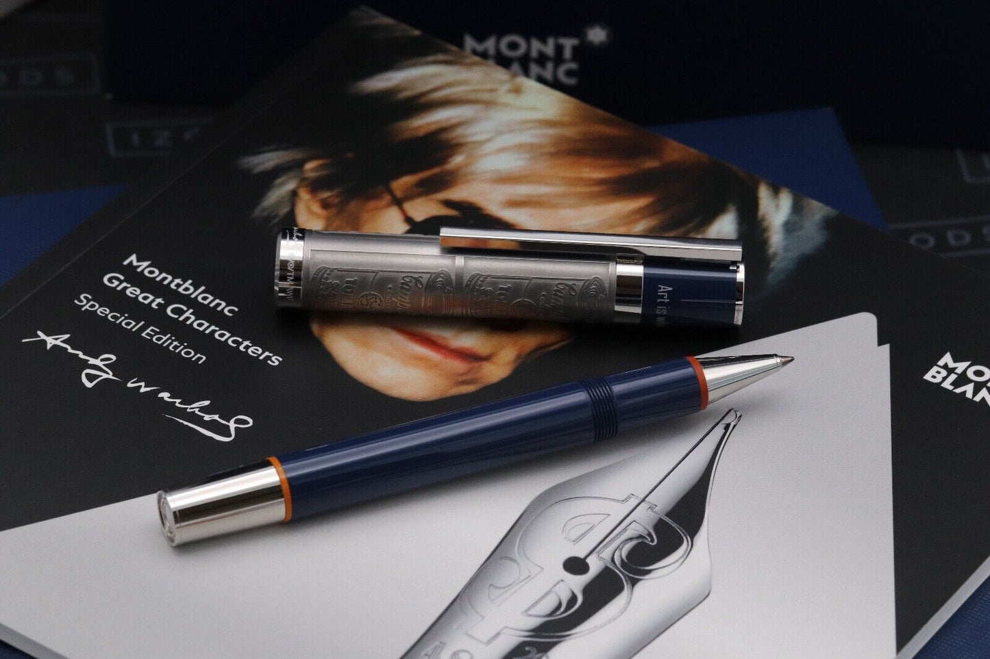 Montblanc Great Characters Andy Warhol Special Edition Rollerball Pen image 1