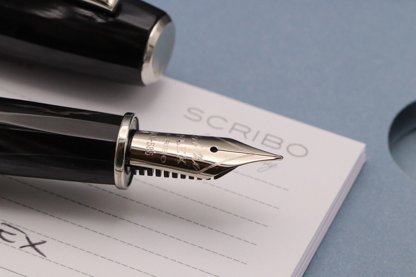 SCRIBO Feel Vulcano Fountain Pen - 14k Flex EF Nib image 2