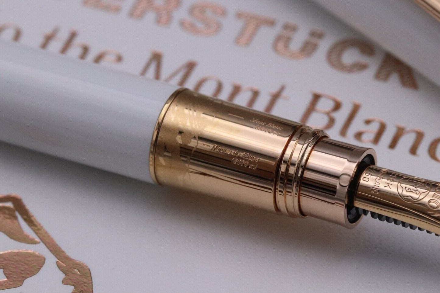 Montblanc Meisterstuck Mozart Tribute Solitaire Fountain Pen - UNUSED image 3