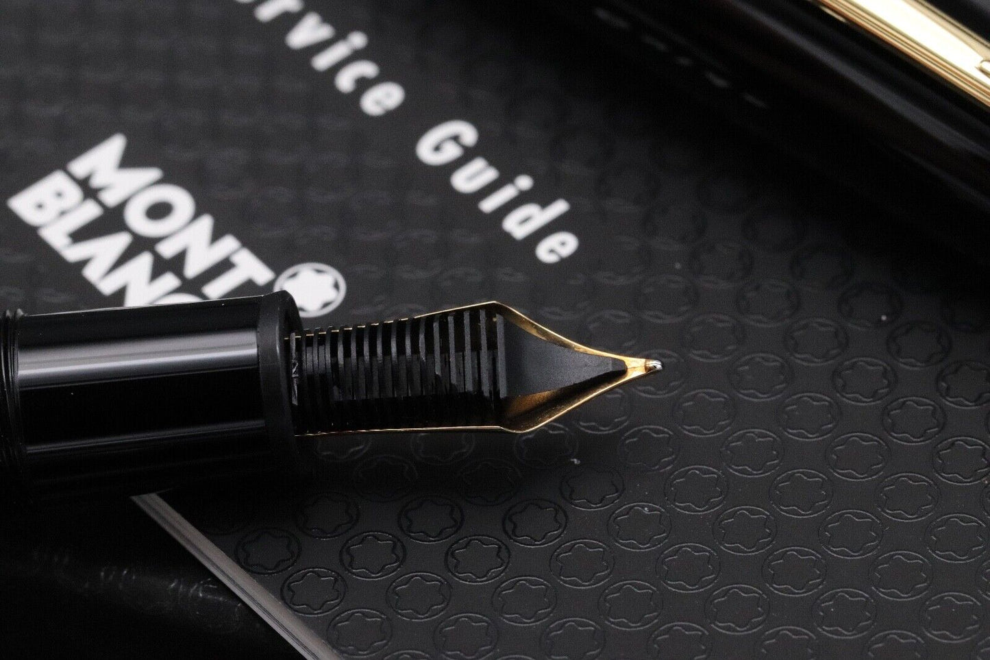 Montblanc Meisterstuck 147 Traveller Gold Coated Fountain Pen with Pouch image 3