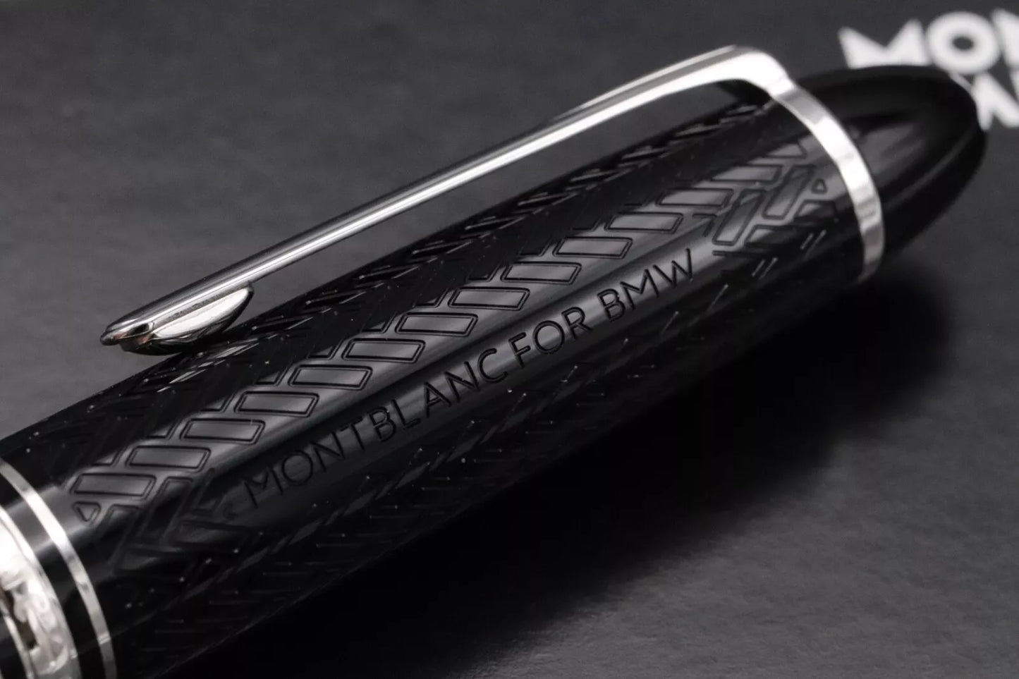 Montblanc Meisterstuck BMW 162 LeGrand Platinum Coated Rollerball Pen - UNUSED image 5