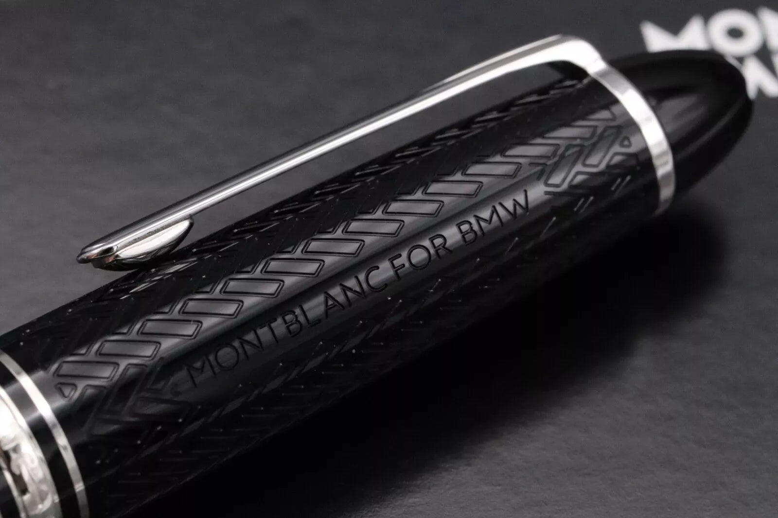 Montblanc Meisterstuck BMW 162 LeGrand Platinum Coated Rollerball Pen - UNUSED image 5