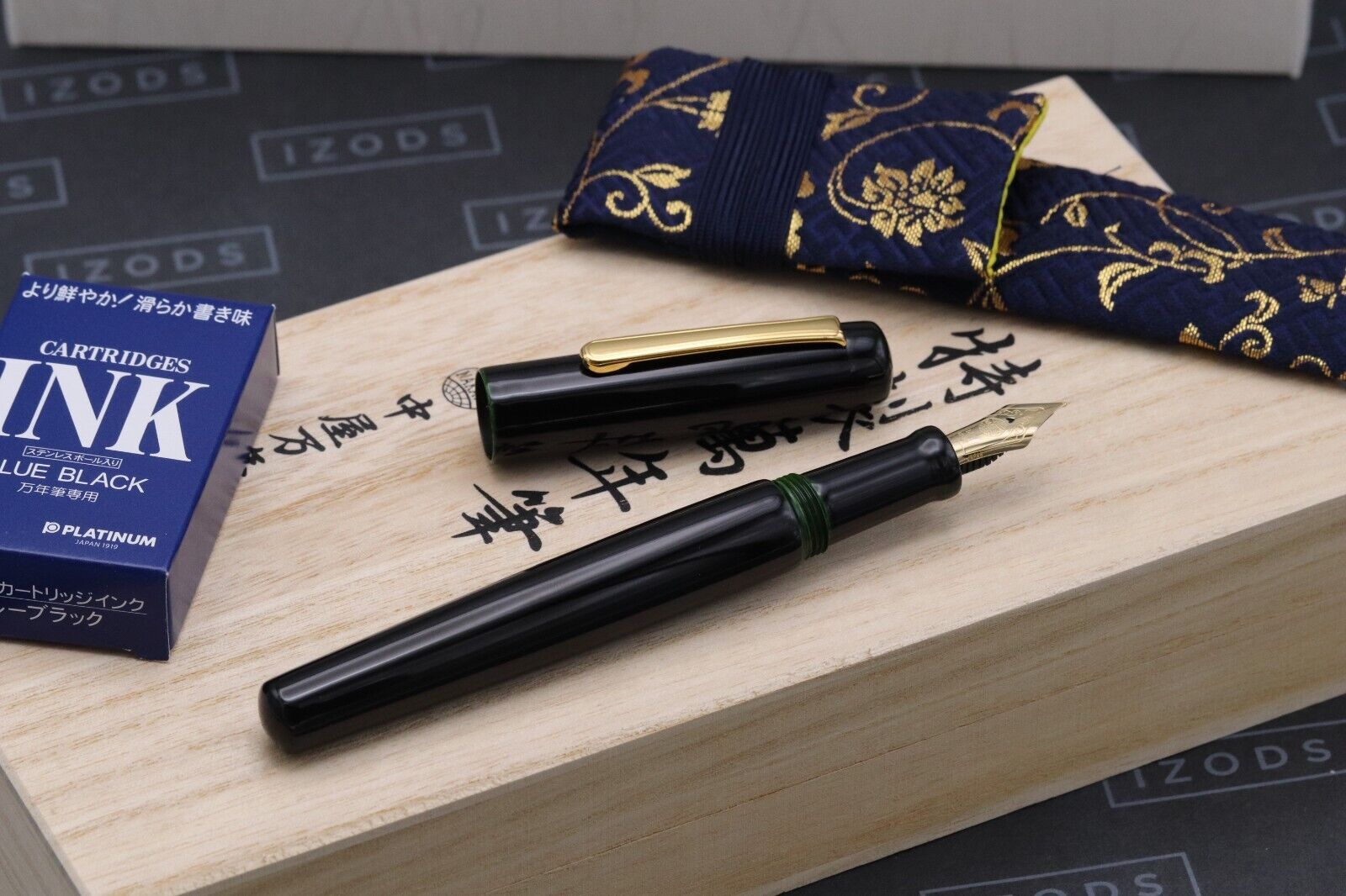 Nakaya Neo Standard Midori-Tamenuri Fountain Pen - UNUSED - Soft Medium Nib image 1