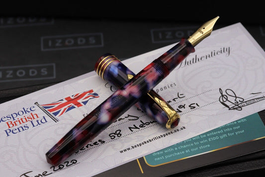 Conway Stewart Series 58 Nebula Fountain Pen - Italic Broad Nib image 1