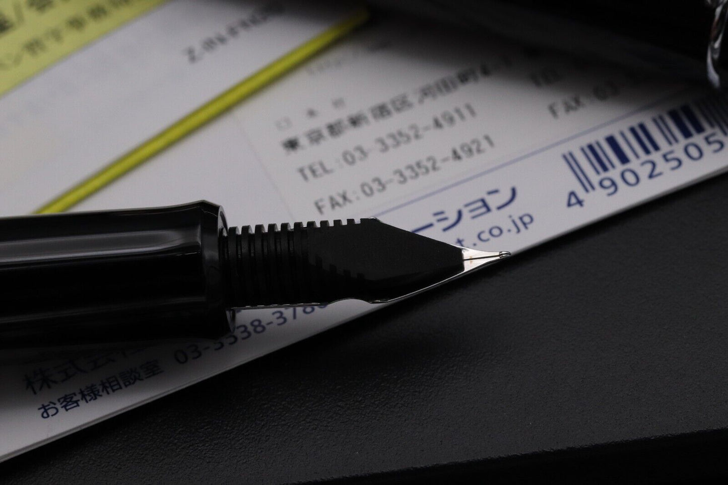 Pilot Custom 912 Black Fountain Pen - FA Nib, Ebonite Feeds image 3