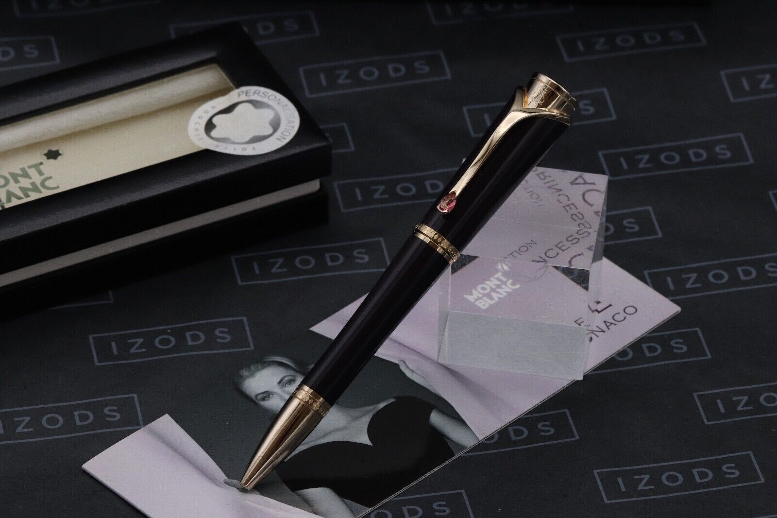 Montblanc Princesse Grace de Monaco Purple Ballpoint Pen image 1