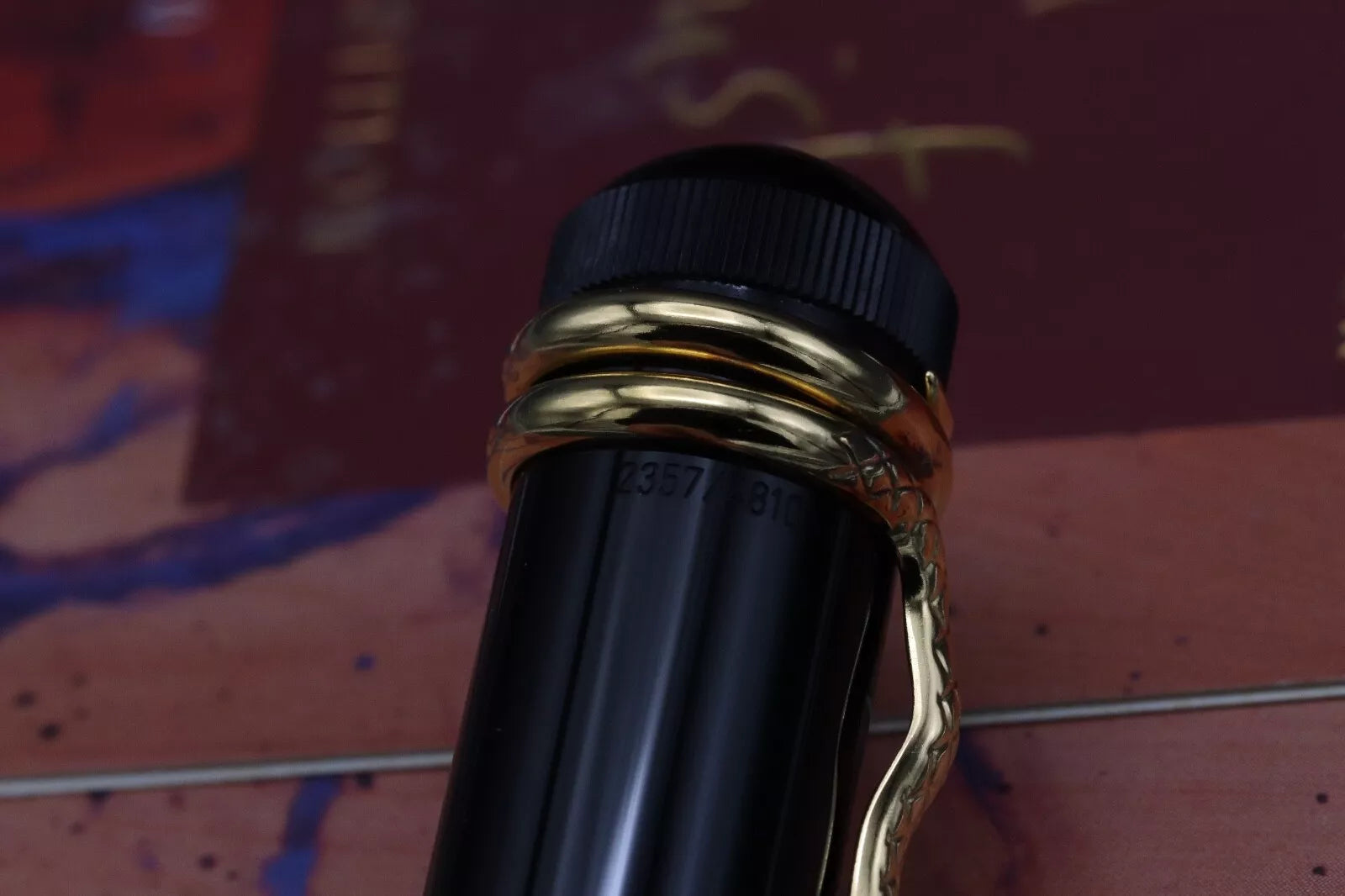 Montblanc Writers Edition Agatha Christie Vermeil Fountain Pen - UNUSED - F Nib image 6