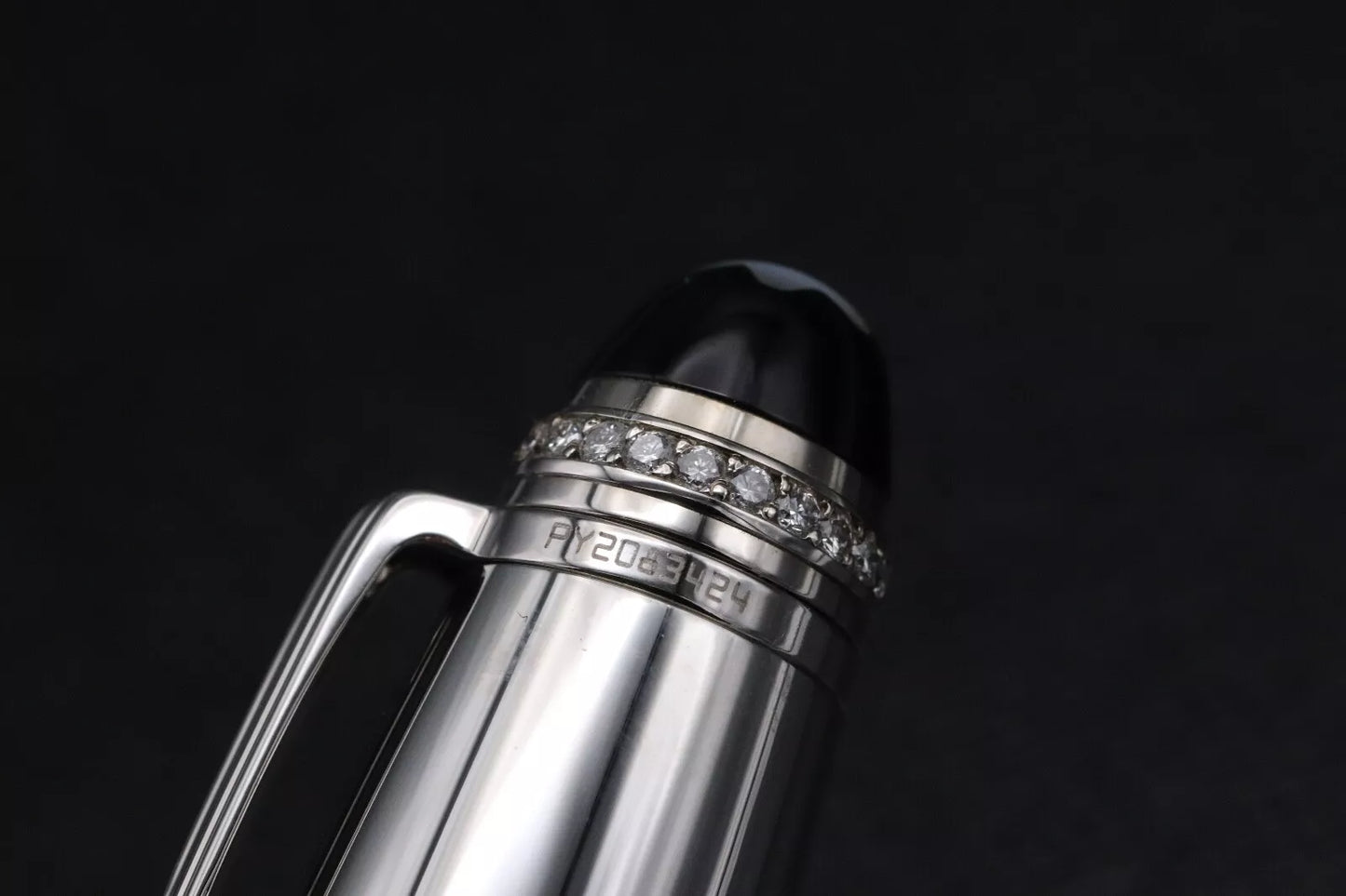 Montblanc Meisterstuck 146 LeGrand Royal Steel Diamond Fountain Pen image 6