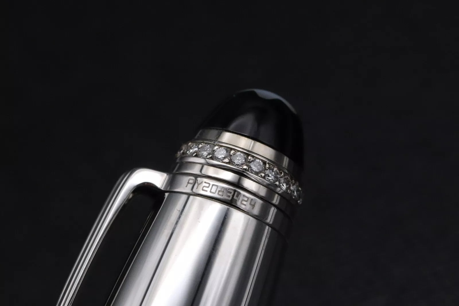 Montblanc Meisterstuck 146 LeGrand Royal Steel Diamond Fountain Pen image 6