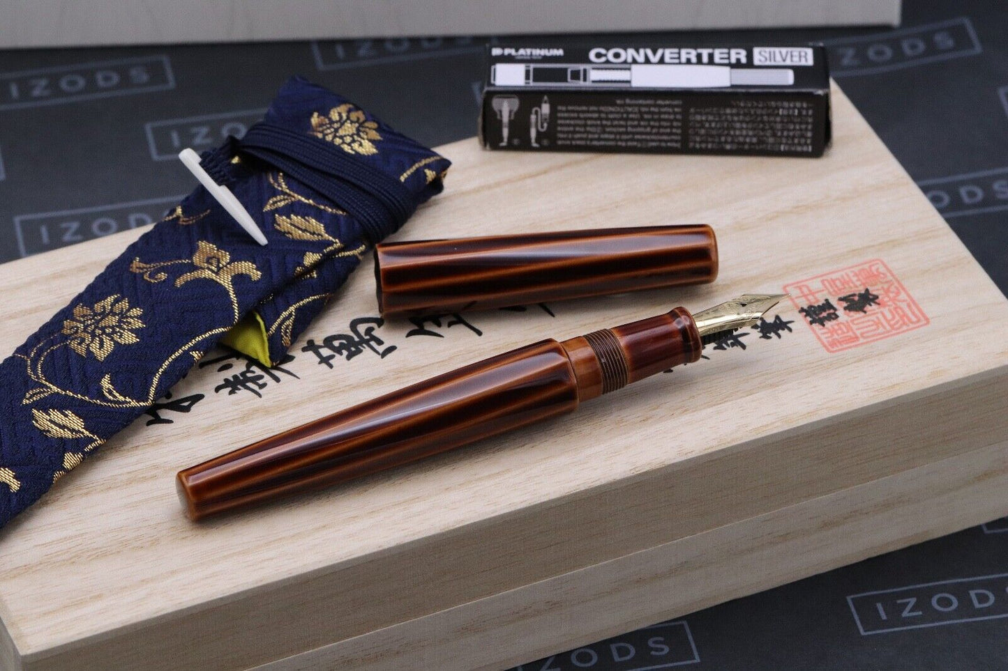 Nakaya Decapod Toki Tamenuri Fountain Pen - UNUSED image 1