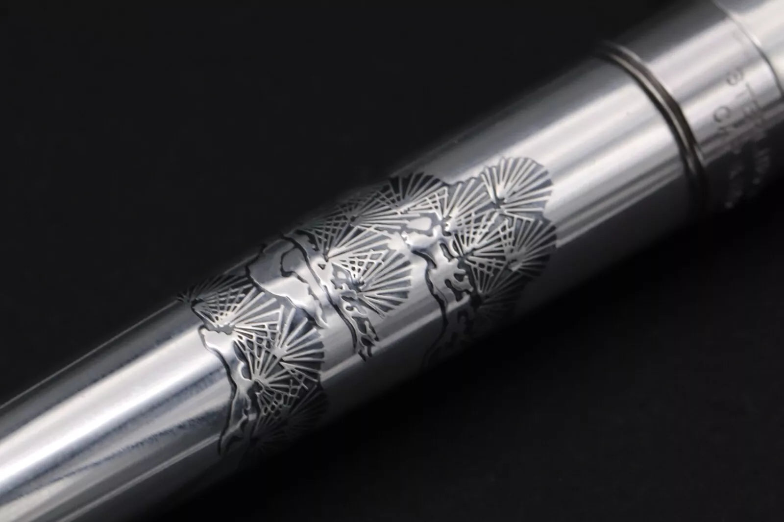 Pilot Sterling Silver Pine Tree Fountain Pen - 1991 image 2