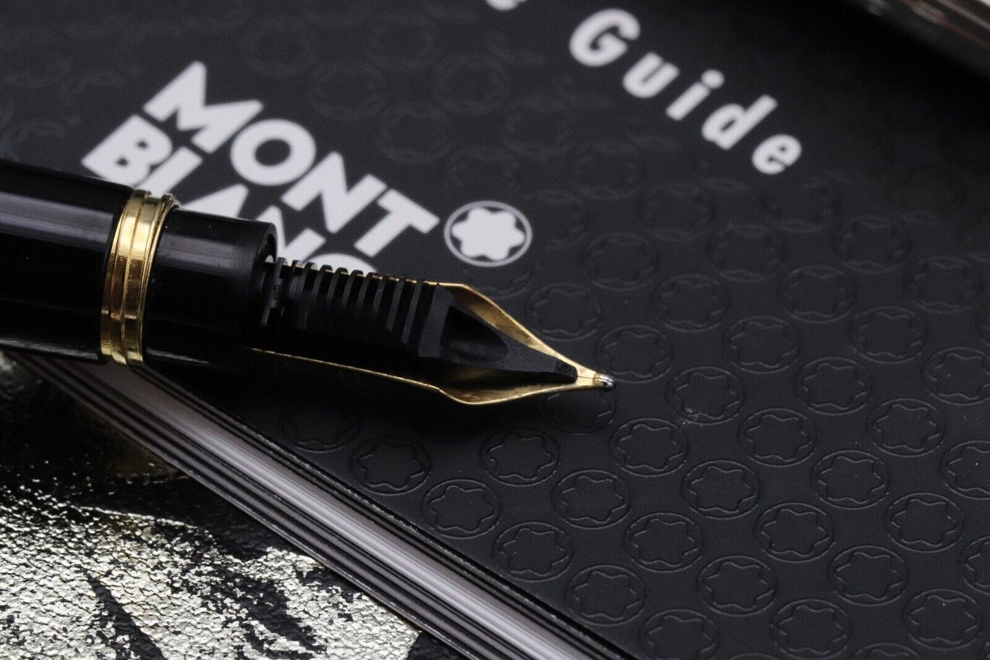 Montblanc Meisterstück 114 Mozart Pinstripe Doue Fountain Pen Presentation Set image 3