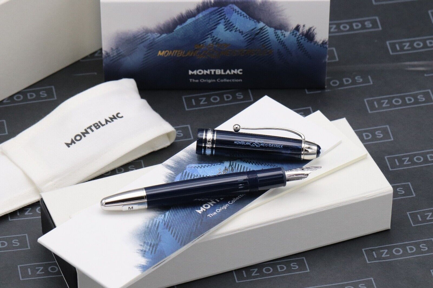 Montblanc Meisterstuck LeGrand 'Origin Collection' Blue Fountain Pen - UNUSED image 0