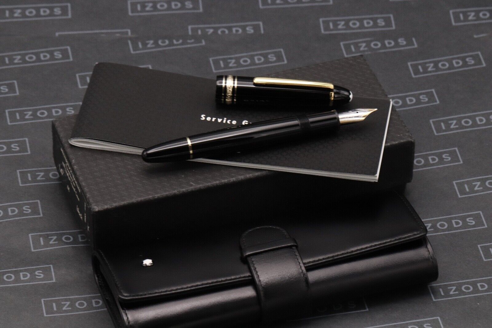 Montblanc Meisterstuck 147 Traveller Gold Coated Fountain Pen with Pouch image 0