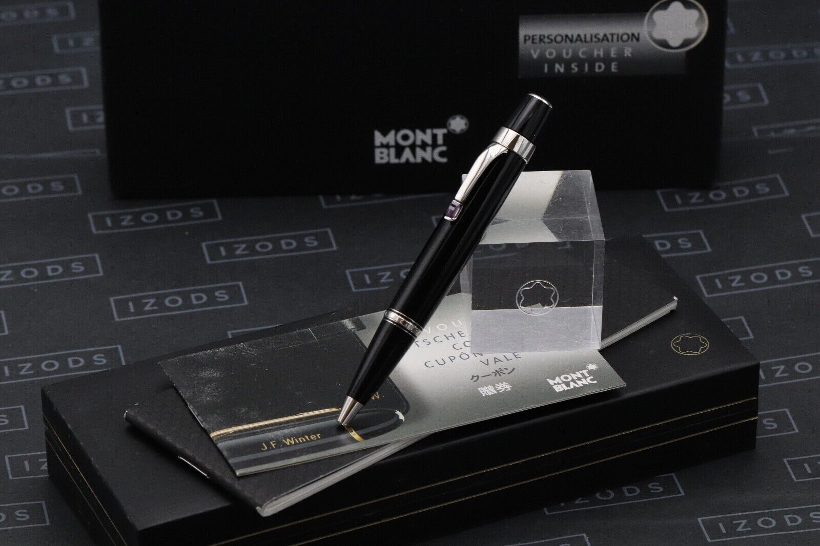 Montblanc Boheme Purple Amethyst Ballpoint Pen image 0