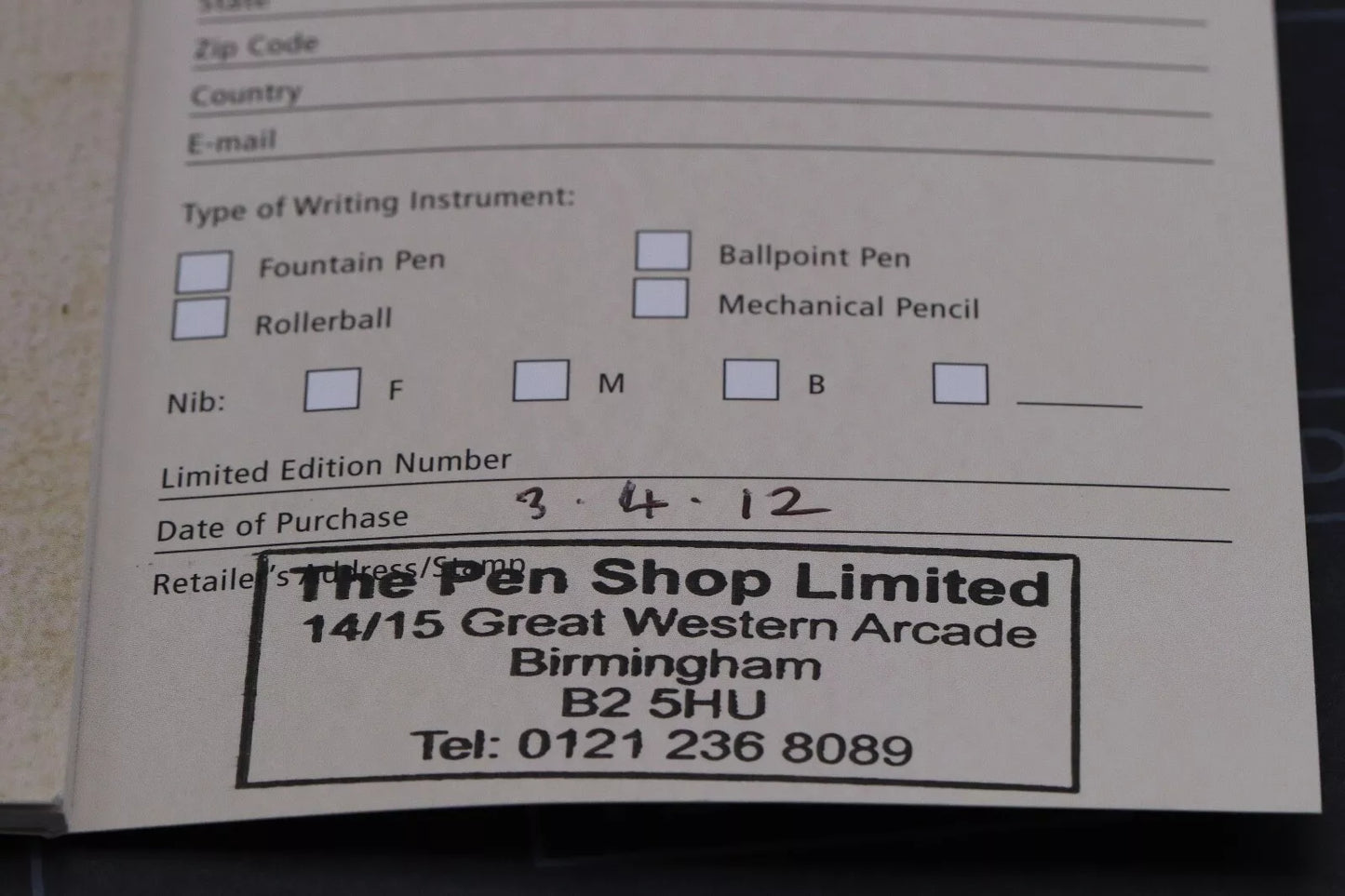 Montblanc Writers Edition Carlo Collodi Fountain Pen - UNUSED image 12