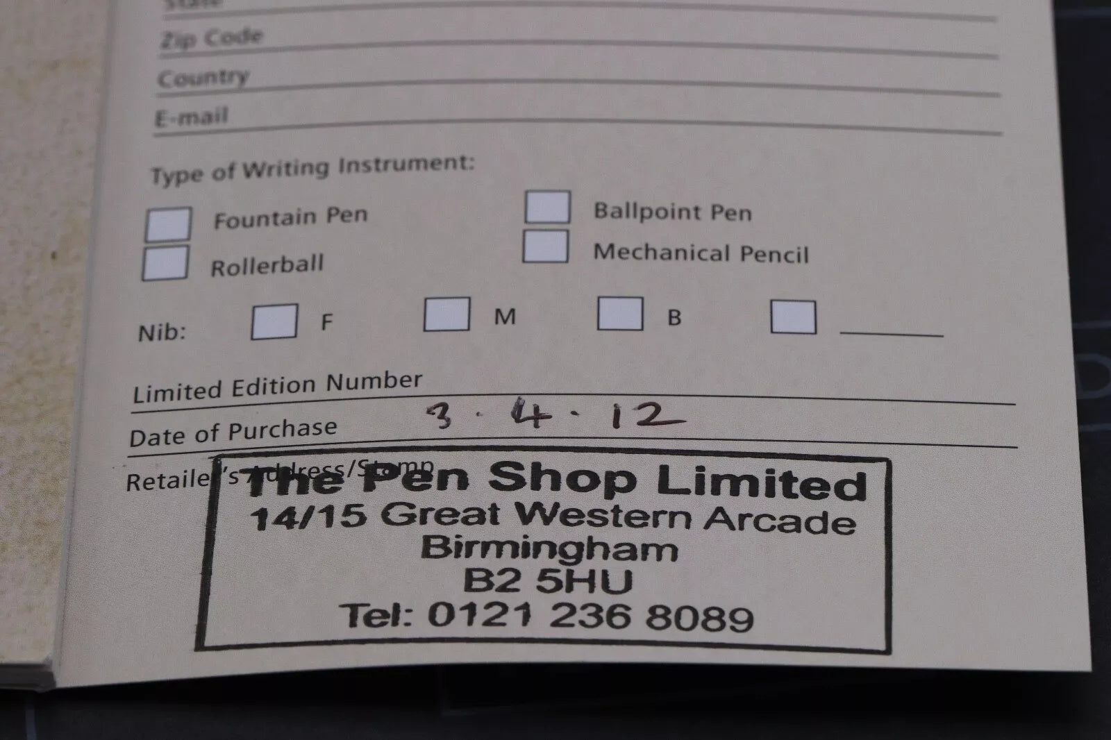 Montblanc Writers Edition Carlo Collodi Fountain Pen - UNUSED image 12