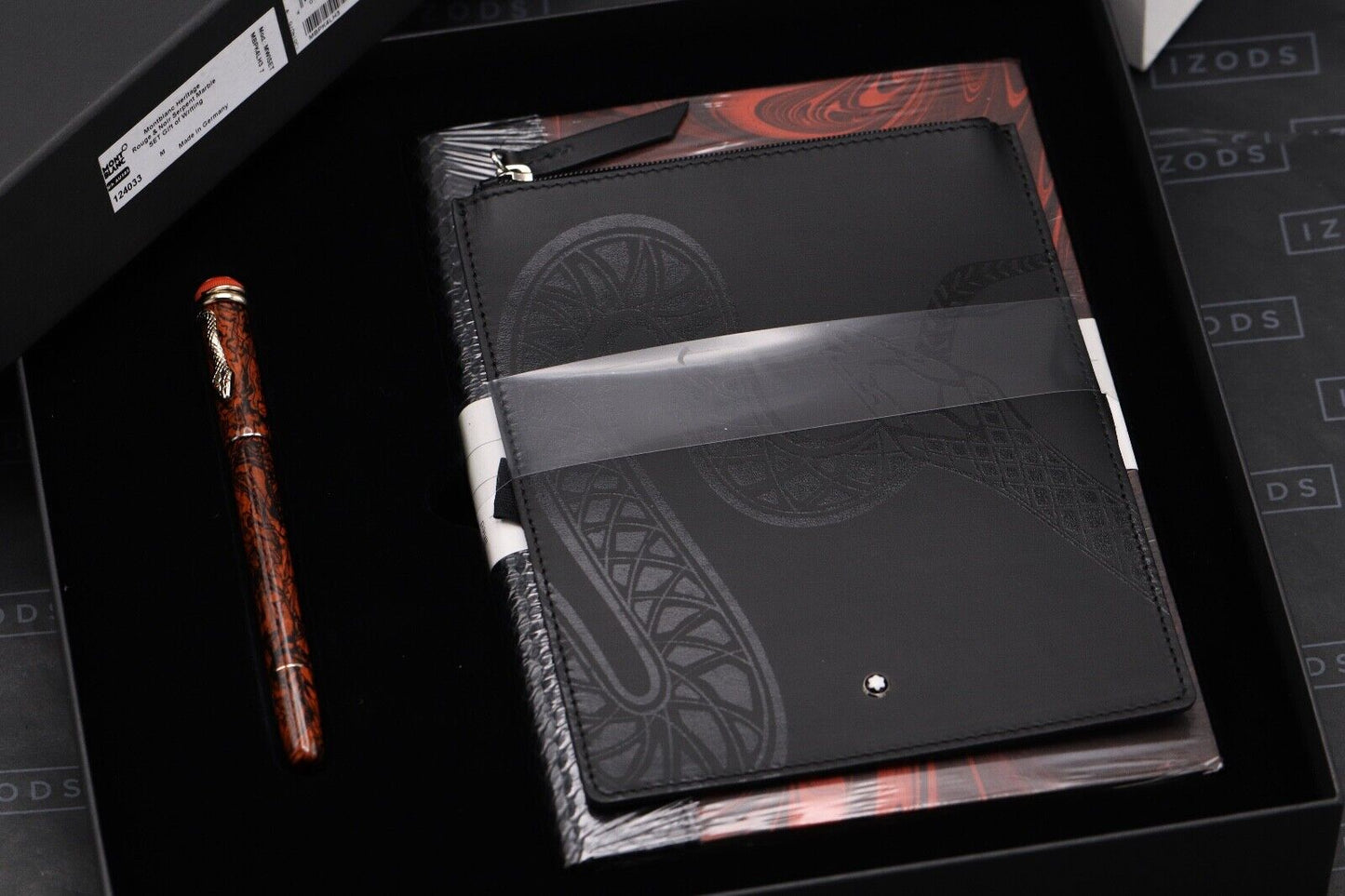Montblanc Heritage Serpent Marble 'Gift of Writing' Fountain Pen Set - UNUSED image 9