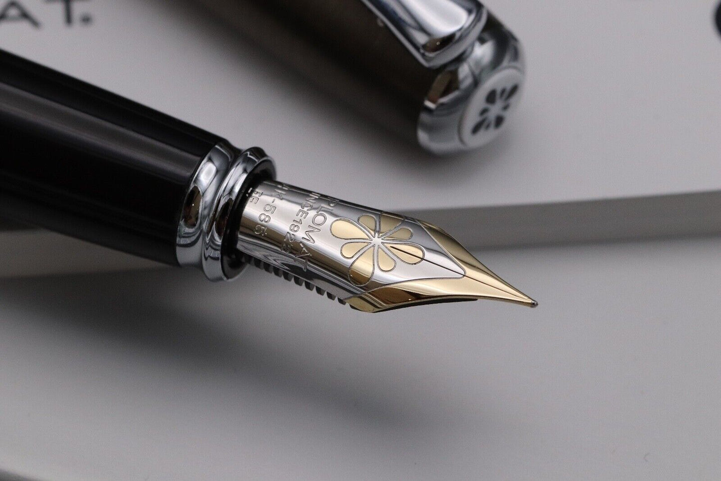 Diplomat Excellence A2 Oxyd Brass Fountain Pen - 14k EF Nib image 2