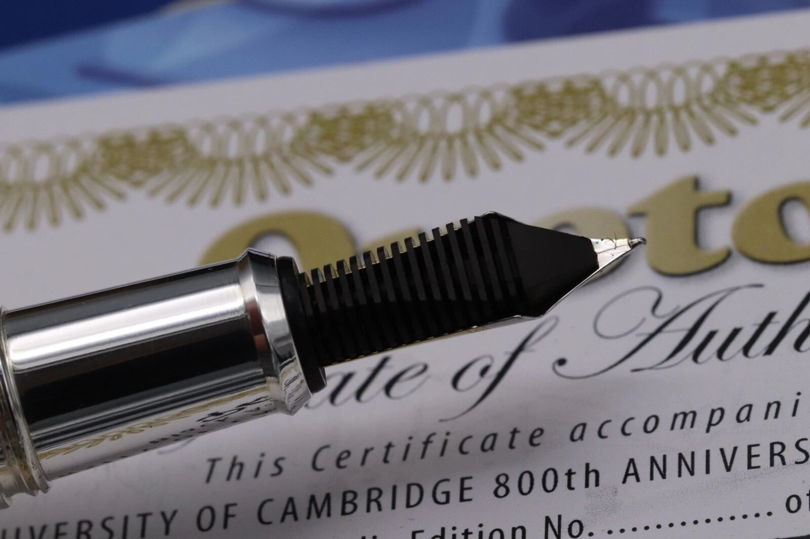 Onoto University of Cambridge Silver Prototype Limited Edition Fountain Pen image 5