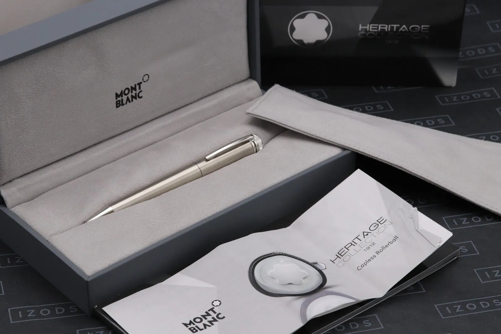 Montblanc Heritage 1912 Capless Steel Rollerball Pen - UNUSED image 7
