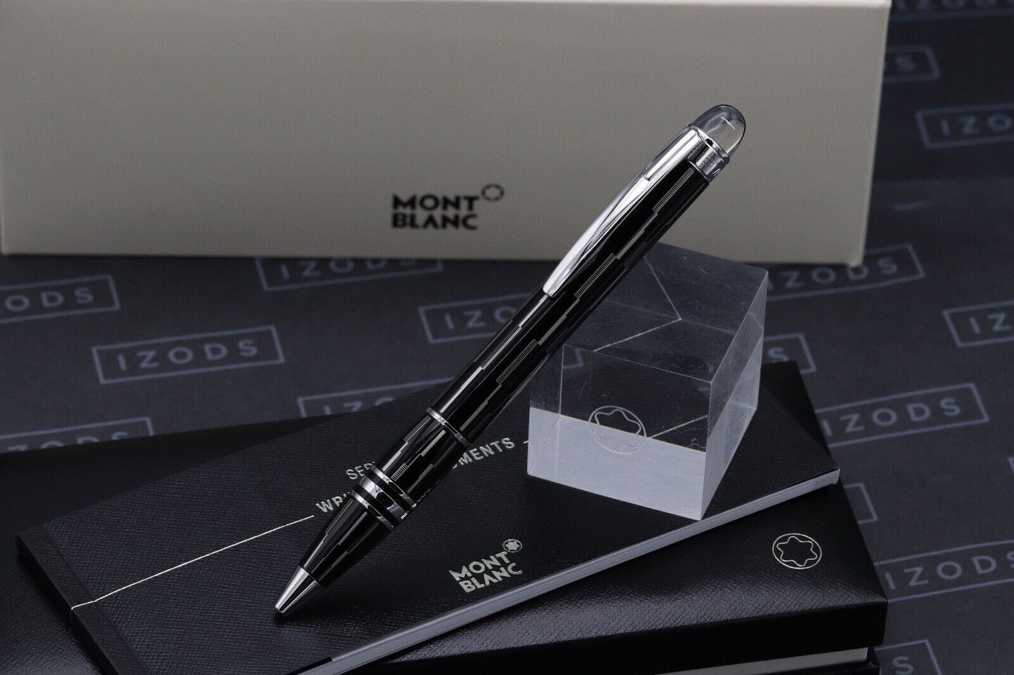 Montblanc Starwalker Black Mystery Ballpoint Pen image 1