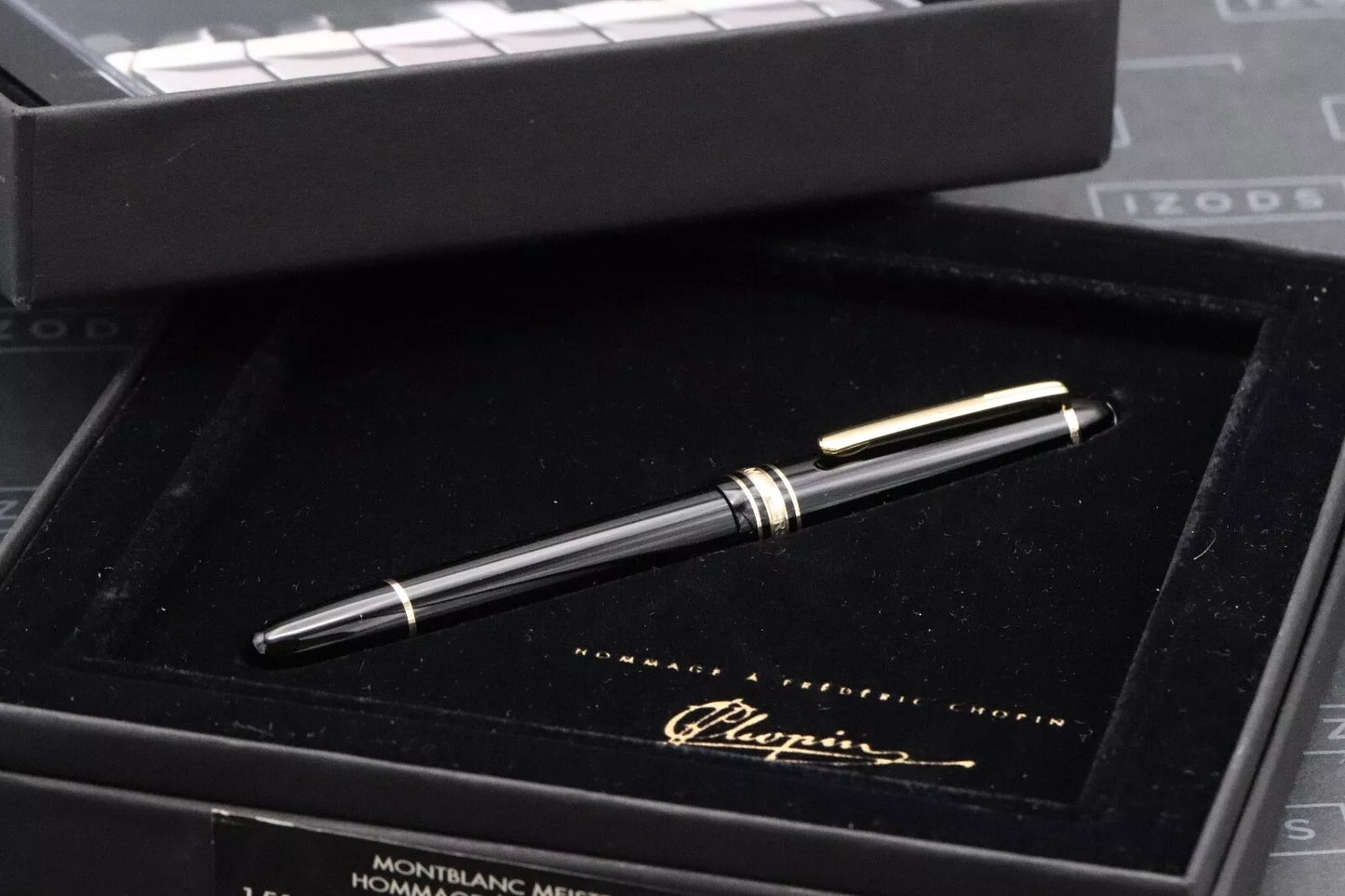 Montblanc Meisterstuck Chopin Classique Gold Line Fountain Pen - UNUSED - Fine image 9