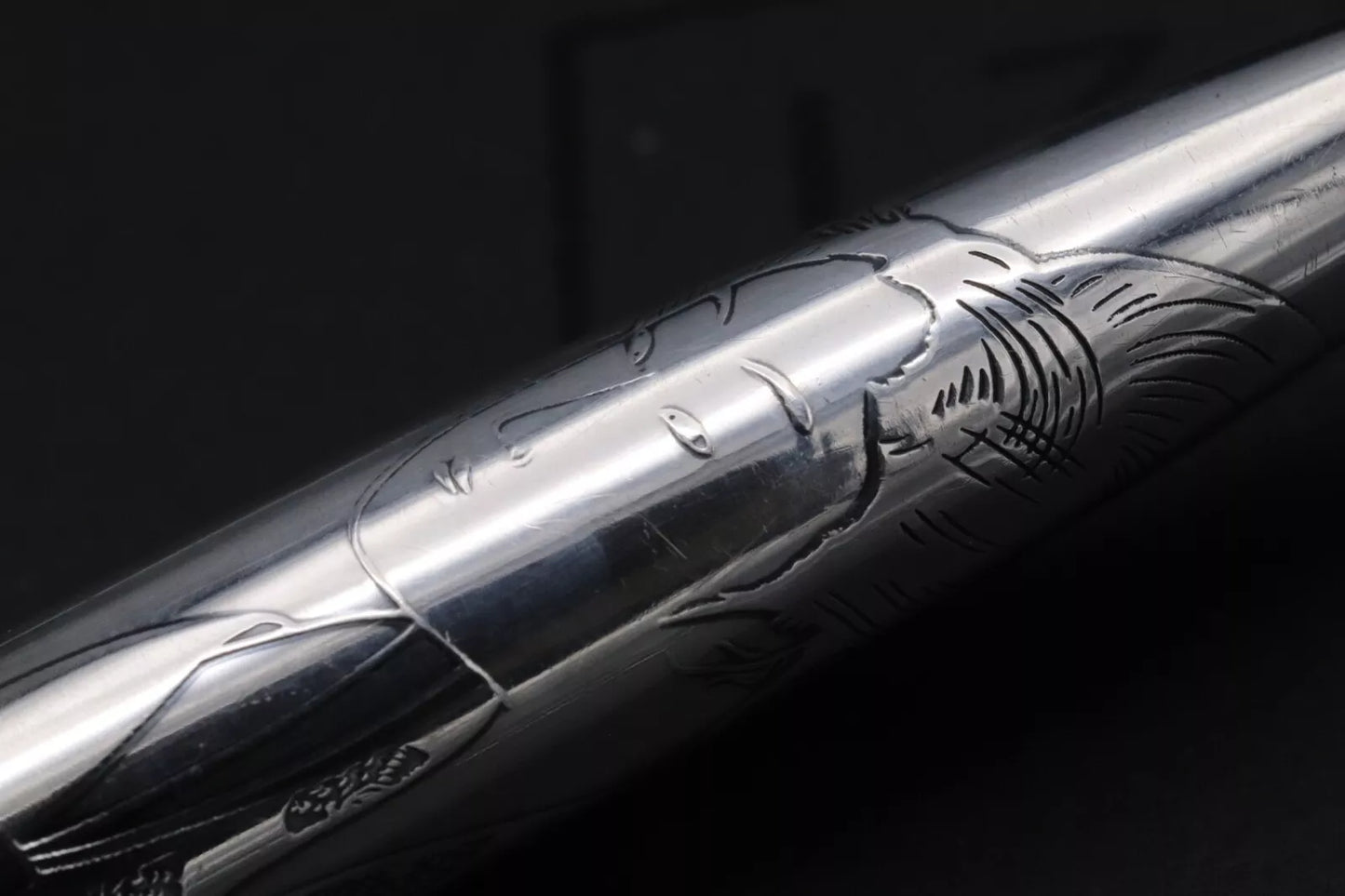 Pilot Sterling Silver Geisha Fountain Pen - 1976 image 4