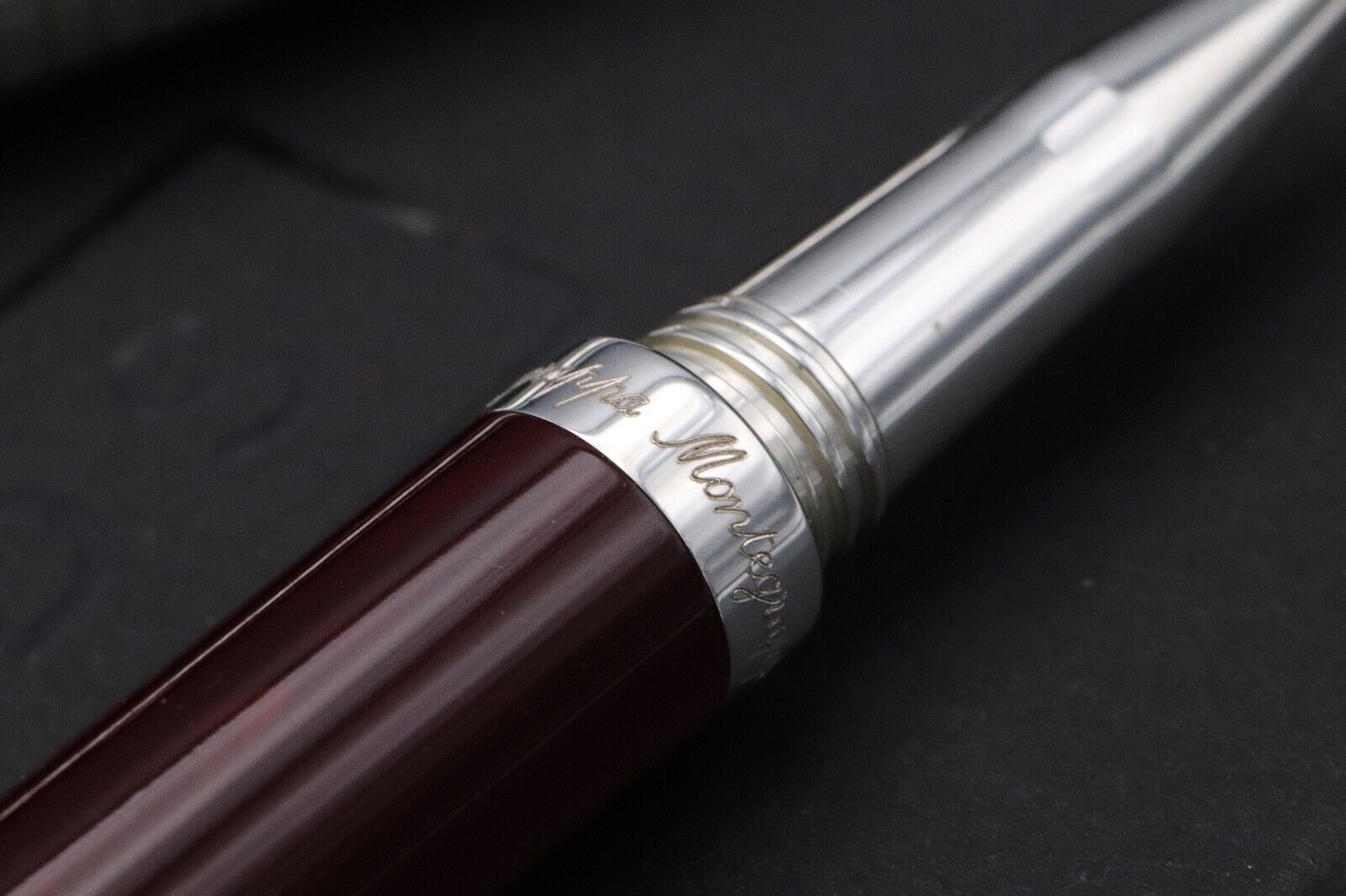Montegrappa Espressione Duetto Silver Red Rollerball Pen image 2