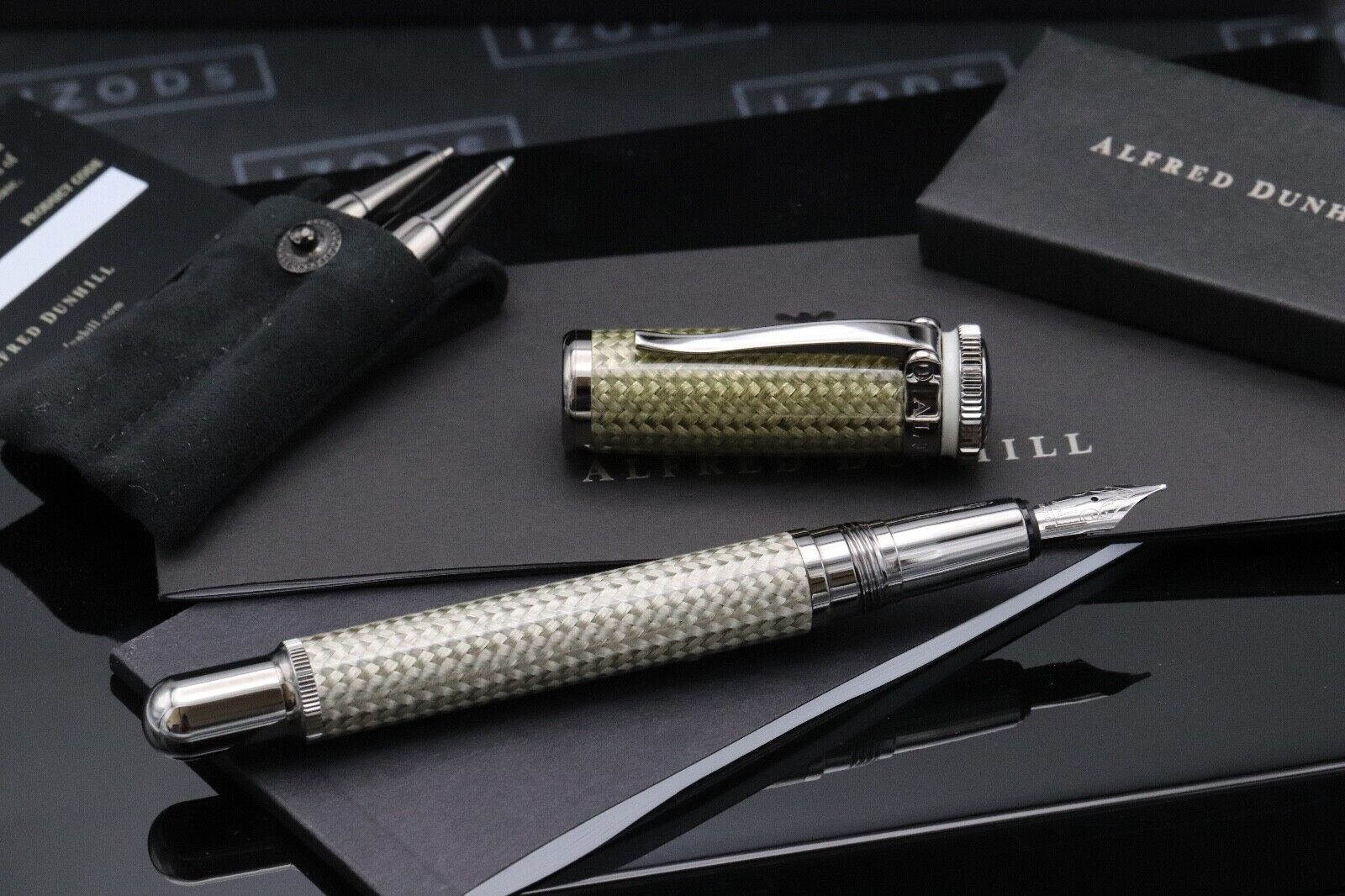 Dunhill Sentryman Explorer II Synthetic Crystal LE150 FP, BP, MP - UNUSED image 1