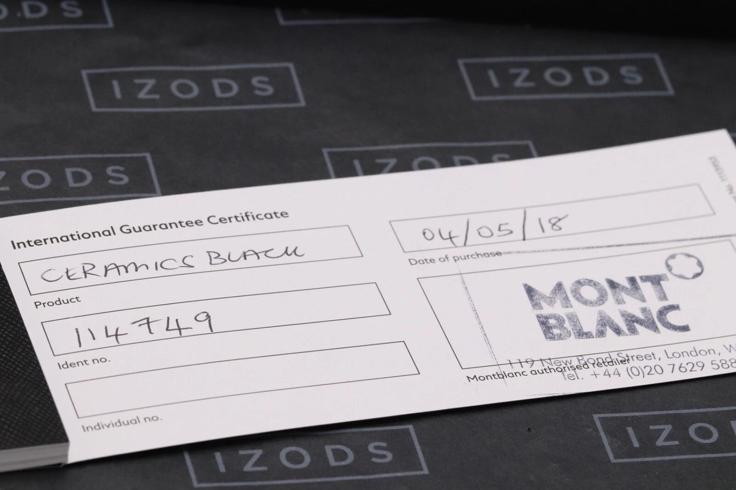 Montblanc Starwalker Black Ceramics Ballpoint Pen image 1