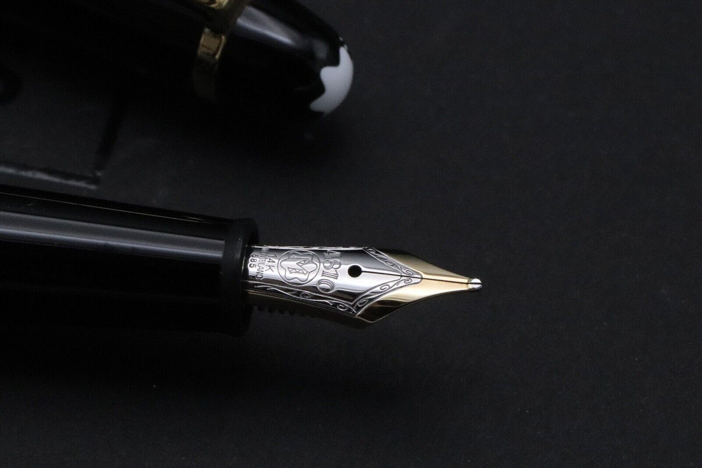 Montblanc Meisterstuck 145 Classique Gold Coated Fountain Pen image 2