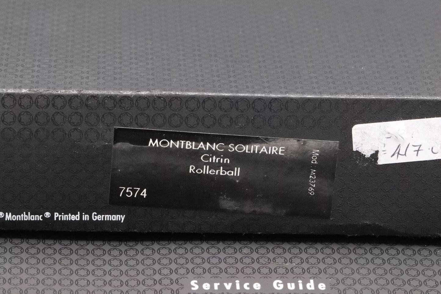 Montblanc Meisterstuck 163 Classique Solitaire Citrine Rollerball Pen image 8