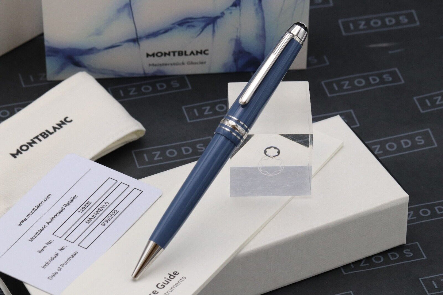 Montblanc Meisterstück Midsize Glacier Ballpoint Pen - UNUSED image 1