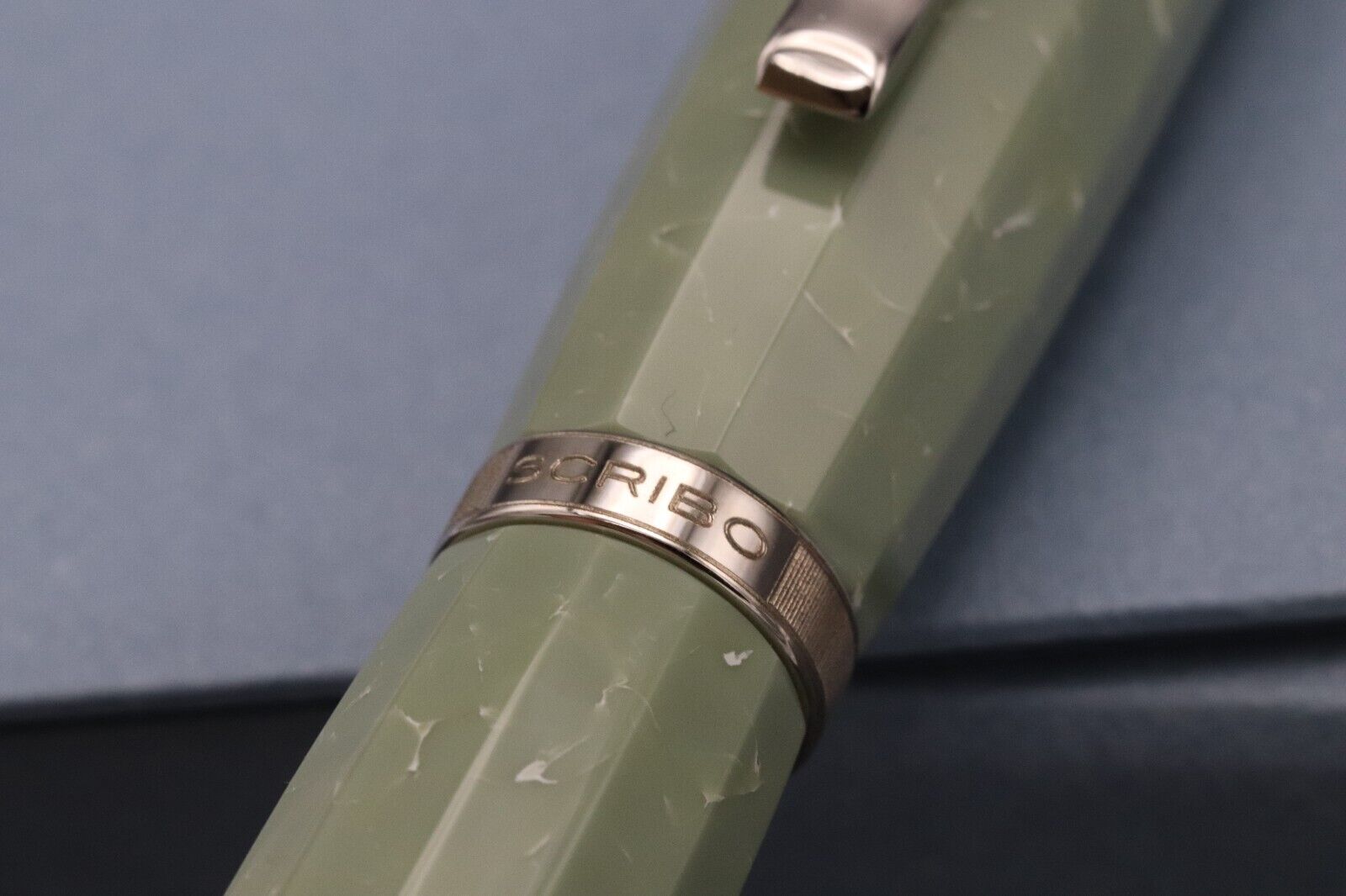 SCRIBO Feel Verde Antico Fountain Pen - 14k Flex EF Nib image 4