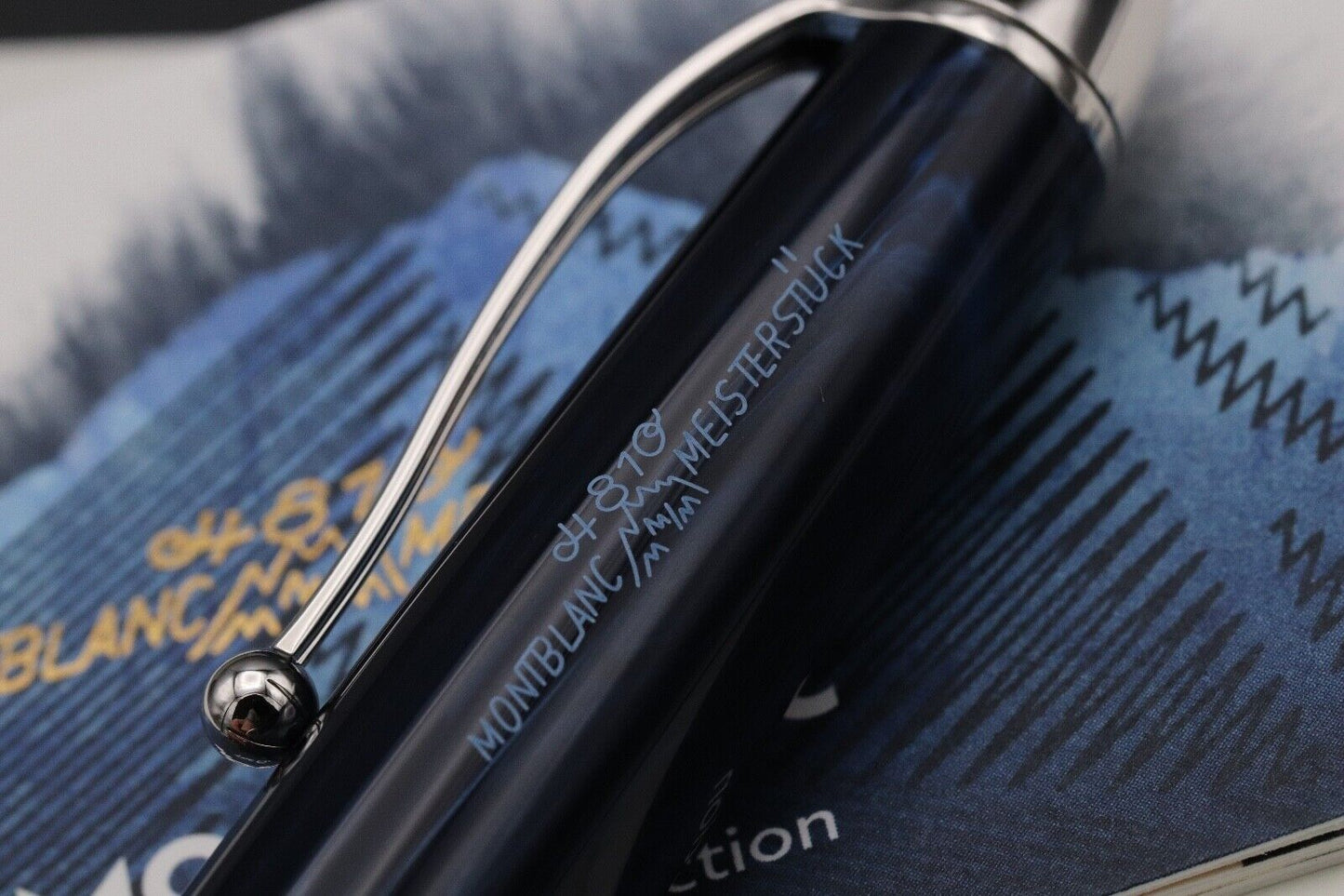 Montblanc Meisterstuck LeGrand 'Origin Collection' Blue Fountain Pen - UNUSED image 5
