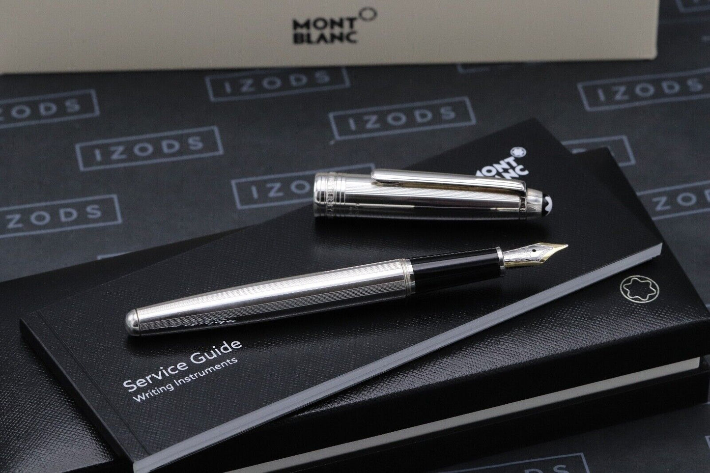 Montblanc Meisterstuck 144 Classique Pure Silver Solitaire Fountain Pen image 1