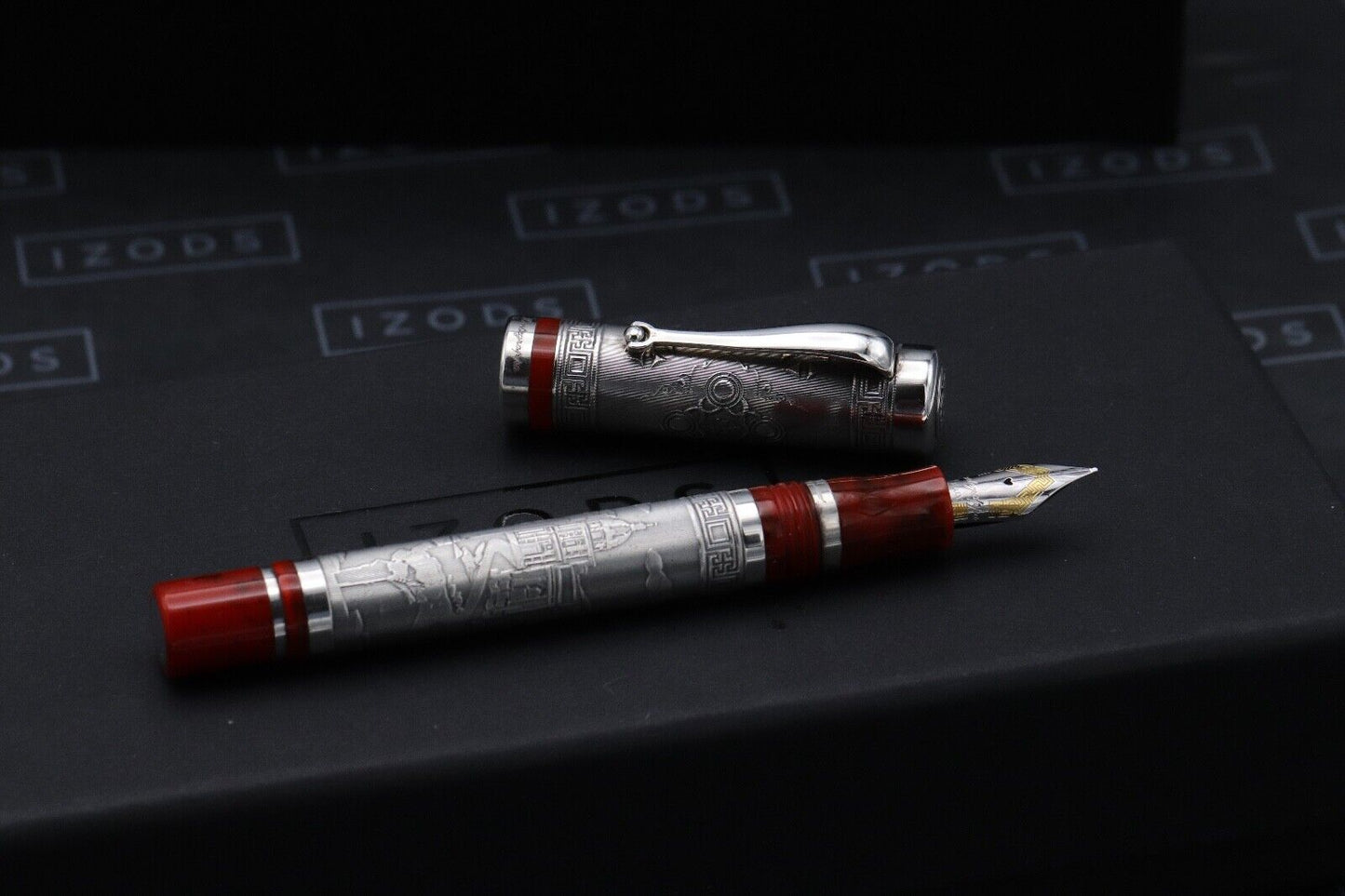 Montegappa Roma Aeterna Silver Limited Edition Fountain Pen image 1