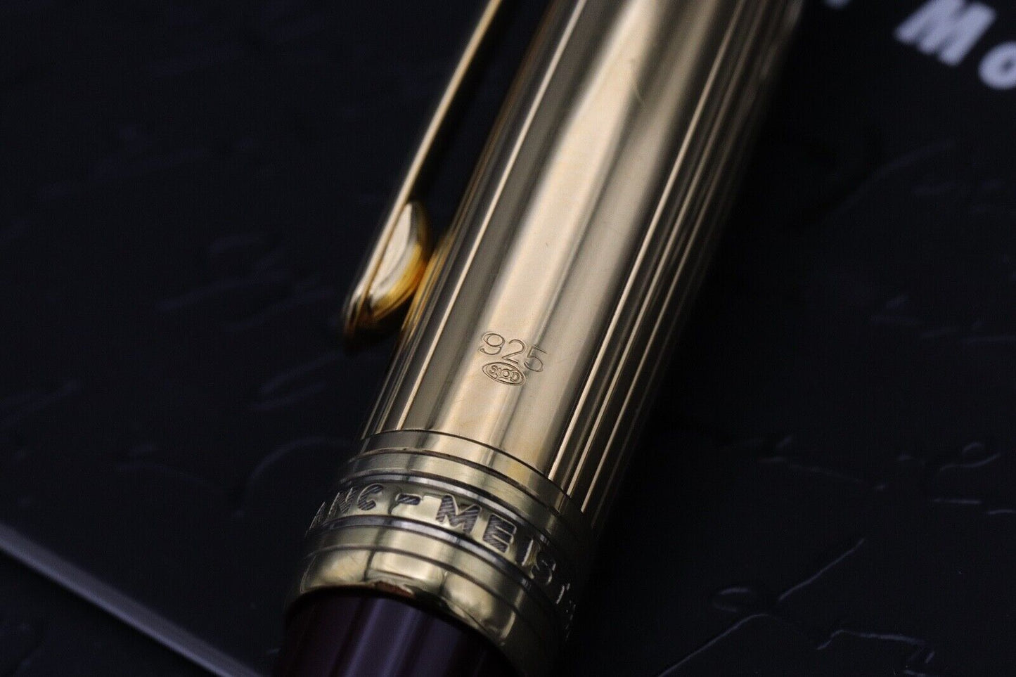 Montblanc Meisterstuck 144 Classique Bordeaux Vermeil Fountain Pen image 4