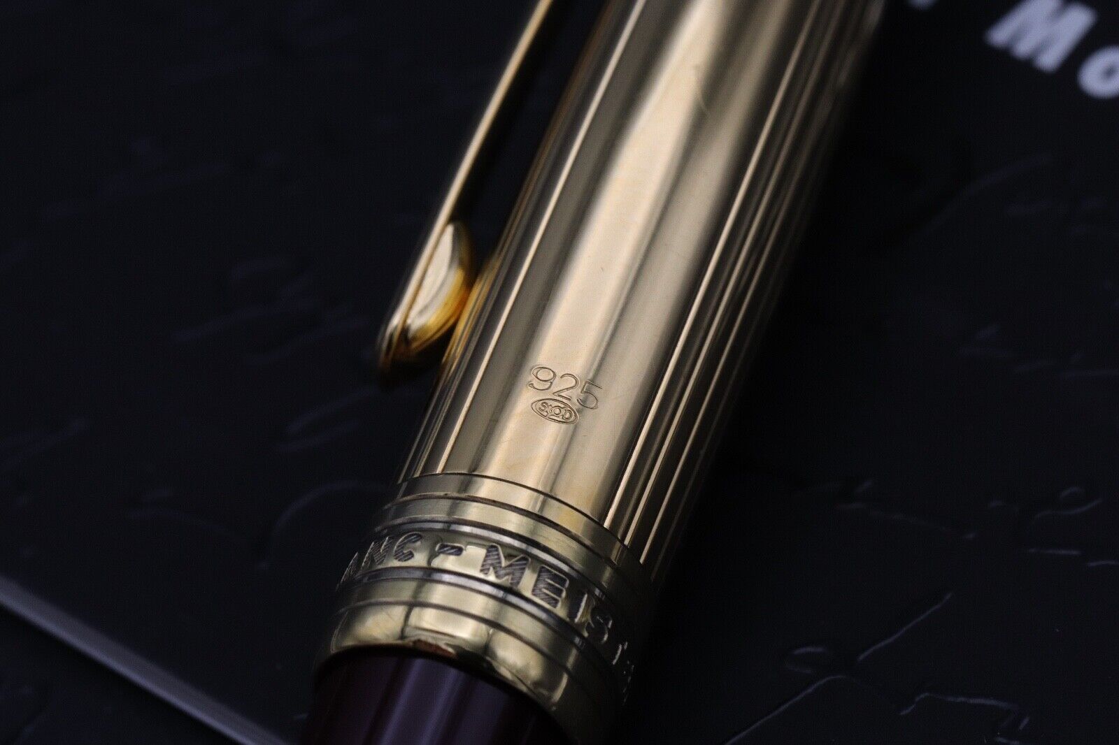 Montblanc Meisterstuck 144 Classique Bordeaux Vermeil Fountain Pen image 4
