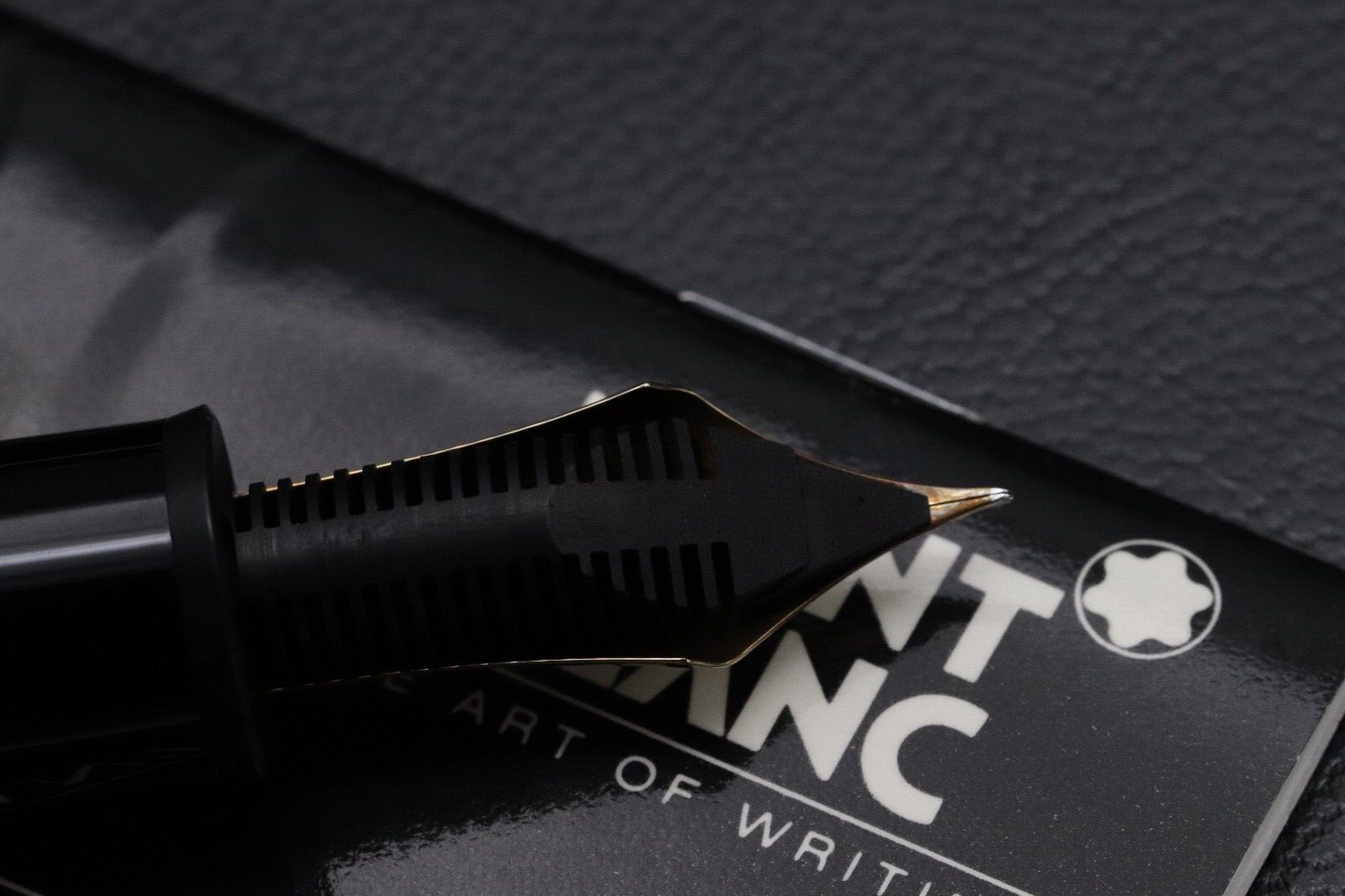 Montblanc Meisterstuck 149 Gold-Coated Fountain Pen - UNUSED - 1985-91 - EF Nib image 3
