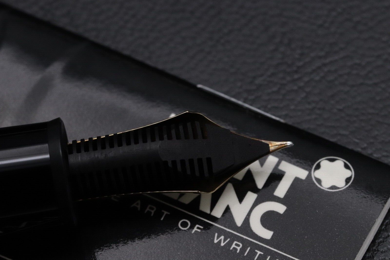 Montblanc Meisterstuck 149 Gold-Coated Fountain Pen - UNUSED - 1985-91 - EF Nib image 3